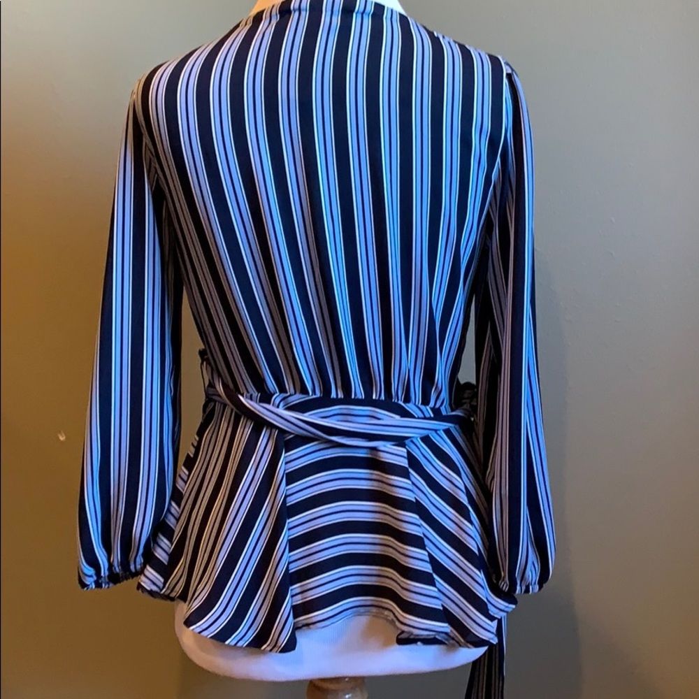 Ann Taylor LOFT Wrap Top - Picture 3 of 8